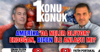 Biden dönemi Türk-Amerikan ilişkilerindeki gelişmeleri EDAM Başkanı Sinan Ülgen, Fatih Portakal için anlattı.